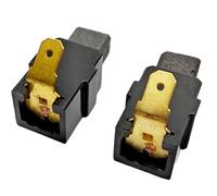 1 par de carbones de motor compatibles con/repuesto para: Hilti SI 100, Makita HR 2400, 6402, 6820 V, 6904 V, 6904 VH, HP1300S, HP1030 aprox. 6 x 9 x 12,5 mm, escobillas de carbón