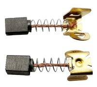 1 par de carbones de motor con muelle para Bosch GSR GSB 12 VE-2,14,4 VE-2,VE-2LI, 18 VE-2,24 VE-2, 36 V-LI Escobillas de carbón, lápices de carbón, aprox. Dimensiones: 9 mm de largo, 7,5 mm de alto,