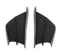 1 par de Carenados Laterales de Estilo de Fibra de Carbono ala Aerodinámica de Motocicleta Ajuste Universal