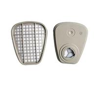 1 Par de Cartuchos de Filtro de Cubierta de Gas 6001, Cartuchos de Filtro de Gas Químico Reutilizables Aplicables para Cubierta de Gas 6800 7502 6200 6000.7000.FF-400