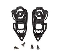1 par de Cascos Viseras Placa Base Cascos de Motocicleta Parabrisas Viseras Base para AIS 607 fácil instalación Montaje de de Resistencia