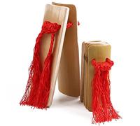 1 Par De Castanets De Bambú De Bambú De Kuaiban Chinos Allegro Instrumento Hand Percussion Instrument Festival Performance