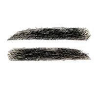 1 par de cejas postizas de cabello humano, reutilizables, cejas postizas, para maquillaje cosmético, uso para fiestas, vacaciones, cosplay,