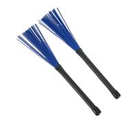 1 par de cepillos de nailon para baquetas, varillas de tambor, juego de varillas múltiples, accesorios para instrumentos musicales