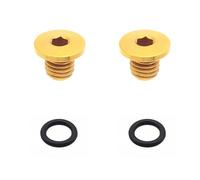 1 par de cierres de cubierta de aceite para bicicletas de alta resistencia, tornillos de cilindro de freno, accesorios de bicicleta, tornillo de cubierta de aceite de bicicleta de alta resistencia
