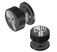 1 par de cierres para casco de soldadura, diseño de bandera de Estados Unidos, de aluminio, para casco de pipulina, accesorios de repuesto con tornillos y capucha, antioxidante