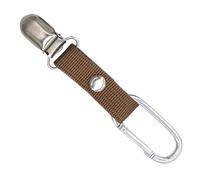 1 par de clips multiusos para gorras, accesorios de viaje, soportes portátiles, adecuados para ciclismo, bufanda, cierre, talla única, como se describe