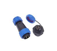 1 par de conectores impermeables SP21 sin soldadura, conector de aviación IP68 macho y hembra, conexión de tornillo de 2 pines, 3 pines y 4 pines(SL21-3)
