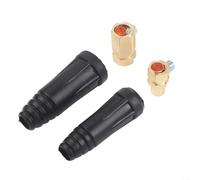 1 par de conectores rápidos de cable de soldadura TIG DKJ35-50 315A macho hembra conector de panel para un rendimiento de soldadura fiable y consistente