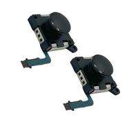 1 par de consola de juegos Thumbstick accesorio de juego 3D analógico Thumb Stick pieza de reparación fácil instalaciónJoystick controlador Stick