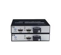 1 par de convertidor óptico HDMI de 1 Canal 1 en 2 Salidas 1080P Extensor de vídeo de Fibra óptica HDMI transceptor de vídeo HDMI Terminal óptico