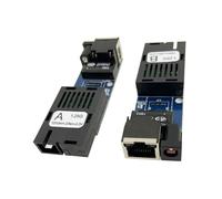 1 Par de Convertidores de Medios de Fibra Óptica SC PCBA de 1 Puerto SFP A 1 Puerto RJ45 Gigabit Ethernet de Fibra Óptica para IP Cam 1000M