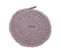 1 par de cordones de peluche de 100 cm, 7 mm de ancho, redondos y esponjosos, cordones de repuesto para zapatillas de deporte, zapatos casuales, zapatos de correr, azul cielo, Lila gris., 200 cm