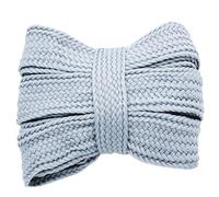 1 par de cordones planos anchos de 20 mm, suaves y de colores, for zapatos de lona, zapatillas deportivas.(5 Grey,120cm)