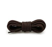 1 par de cordones redondos de poliéster - Cordones clásicos lisos for calzado deportivo informal - Disponibles en 21 colores(Dark brown,150cm)