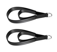 1 par de correas de doble bucle con anillos en D para fitness, pilates fáciles de usar, para equilibrio, yoga, equipo de fitness, doble bucle