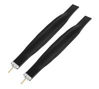 1 par de correas profesionales de acordeón para bajo con textura de cuero reforzado, adecuadas para mayor durabilidad y ajuste seguro, cuero Melodeon Low