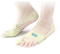 1 par de correctores de juanetes de dedo del pie ultra delgados ortopédicos protectores hallux valgus corrector de masaje calcetines de corrección de pulgar para aliviar el dolor, cuidado de los
