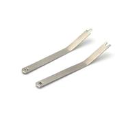 1 par de cortadores cutículas acero inoxidable, resorte plano, alicates aguja pequeños