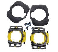 1 par de crampones de zapatos de ciclismo de liberación rápida autobloqueantes pedal aerodinámico para WAHOO SpeedPlay Zero (negro)