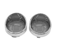 1 par de cubiertas de carcasa para señales de giro de motocicleta, alta durabilidad, sin complicaciones, resistente a los impactos, para XL883 XL1200 X48, cubierta de giro ABS alta