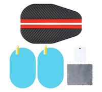 1 Par De Cubiertas para La Lluvia del Espejo Retrovisor del Automóvil Y 1 Par De Pegatinas para El Espejo Retrovisor A Prueba De Lluvia, Accesorios para El Automóvil