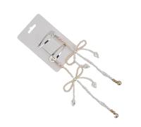 1 par de elegantes bowknot de mariposa para el pelo con cuentas de arco barrettes elegantes accesorios para el cabello arcos irregulares clip de pelo Orament