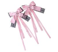 1 par de elegantes lazos de cinta para el pelo de moda para mujer, decoración de pelo para mujeres y niñas
