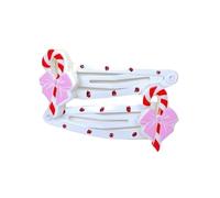 1 par de elegantes pinzas para el pelo con lentejuelas, antideslizantes, fuertes, decoraciones de Papá Noel/árbol para Navidad