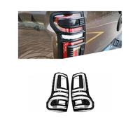 1 par de embellecedores for luces traseras de coche, Compatible con Great Wall Cannon GWM Poer Ute 2019-2022, decoración del marco de la lámpara trasera