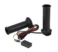 1 par de empu?aduras calefactadas de Motocicleta de Nueva Versi¨®n 7/8, Calentador de Agarre de Manillar de Motocicleta calentado en Caliente el¨¦ctrico para Motocicleta/Bicicleta/ATV,