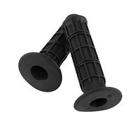 1 par de Empuñaduras Universales de Silicona para Bicicleta, Empuñaduras de Manillar de Motocicleta de 22/25 Mm y 7/8 para Scooters, Vehículos Todo Terreno, Motos de Cross (Negro)