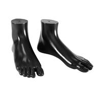 1 par de escultura anatómica de pie con textura de PVC, modelo de pie femenino para entrenamiento académico, fotografía de productos, sujetalibros decorativos