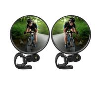 1 par de Espejo Retrovisor de 3,1 Pulgadas de Diámetro, ángulo Ajustable, Espejo Retrovisor Universal Redondo para Silla de Ruedas, Bicicleta, Scooter