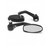 1 par de espejos retrovisores Espejos Retrovisores Laterales Para Para Z750, Para Z800, Para Z900 Y Para Z1000 Con Cristal Transparente. Espejo retrovisor lateral(Negro)