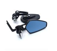 1 Par De Espejos Retrovisores Universales Para Motocicleta, Para YAMAHA FZR1000 GENESIS FJ1100/1200S T FZ750/750R(Black)