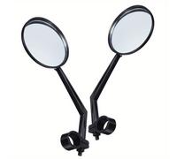 1 Par de Espejos Traseros para Bicicleta con Manija, Rotación de , Espejos Retrovisores para Ciclismo, Bicicleta de Montaña y Scooter Eléctrico