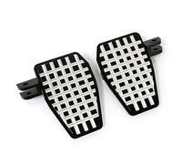 1 par de estriberas Anchas for Motocicleta, Pedales, reposapiés ampliables, compatibles con CMX1100 REBEL1100(Black and White)