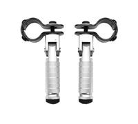 1 par de estriberas de pasajero - Reposapiés plegables, almohadillas cómodas personalizadas plegables, se ajustan a placas de escalón, mejoradores ergonómicos, clavijas fiables para bicicletas de