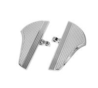 1 par de estriberas traseras para pasajero de motocicleta, Pedal de aluminio Compatible con Touring Electra(Chrome)