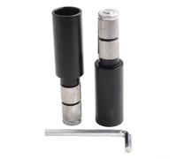1 par de extensores de manillar, extensor de manillar de aleación de aluminio, extensión de extremo de manillar de bicicleta para manillar de 15 a 20 mm, 2,2 x 2,2 x 9,1 cm