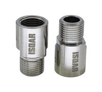 1 par de extensores de pedal de bicicleta de titanio con tornillo de 9/16 pulgadas de manivela de carretera