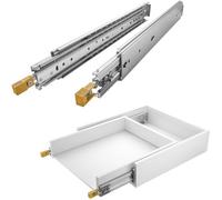 1 par de Extracciones para cargas pesadas SOTECH KV2-200-H76-L850-LC 863,6 mm con función de enclavamiento/desenclavamiento para cargas pesadas de hasta 200 kg