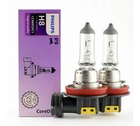 1 Par de Faros Antiniebla Originales Philips Vision H8 12V 35W PGJ19-1 12360CDC1 para Automóvil, Calidad OEM