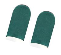 1 par de fundas para los dedos para juegos móviles cubierta para la punta del dedo del pulgar guantes antideslizantes para los dedos funda para pulgar transpirable guantes para juegos de fibra