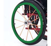 1 par de Fundas Protectoras para Ruedas traseras de sillas de Ruedas de 24 Pulgadas, Fundas Protectoras para Llantas de Empuje para sillas de Ruedas, Ruedas traseras para sillas de Ruedas, D, 24 pul