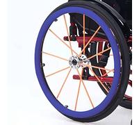 1 par de Fundas Protectoras para Ruedas traseras de sillas de Ruedas de 24 Pulgadas, Fundas Protectoras para Llantas de Empuje para sillas de Ruedas, Ruedas traseras para sillas de Ruedas, C, 24 pul