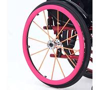 1 par de Fundas Protectoras para Ruedas traseras de sillas de Ruedas de 24 Pulgadas, Fundas Protectoras para Llantas de Empuje para sillas de Ruedas, Ruedas traseras para sillas de Ruedas, F, 24 pul