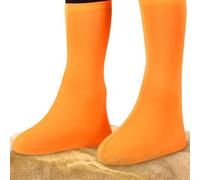 1 par de fundas reutilizables para zapatos, fundas para botas a prueba de arena, protectores de zapatos elásticos naranjas de 15 pulgadas para hombres y mujeres al aire libre, desierto, senderismo, c