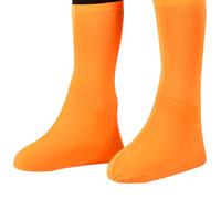 1 par de fundas reutilizables para zapatos, fundas para botas a prueba de arena, protectores de zapatos elásticos naranjas de 15 pulgadas para hombres y mujeres al aire libre, desierto, senderismo, c